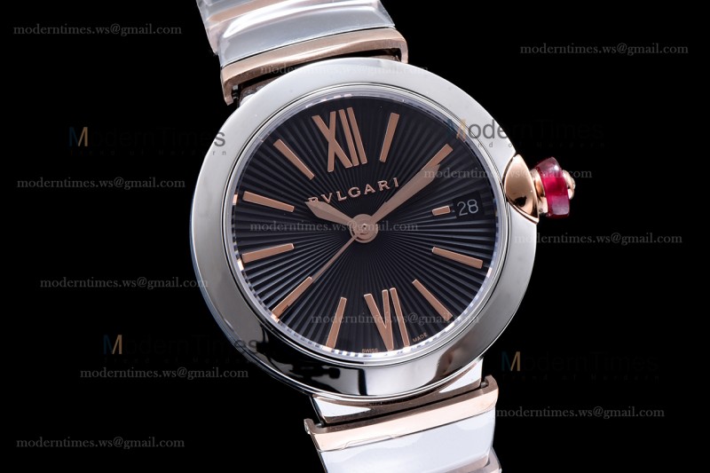 Bvlgari LVCEA Series RG/RG TT Blk BVF Automatic/Quartz 102197 LU33C6SSPGD