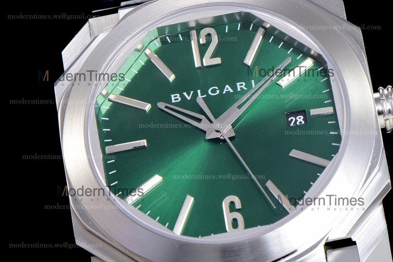 Bvlgari OCTO Series SS/SS Gre BVF Automatic 102031 102105 BGO38C3SSD