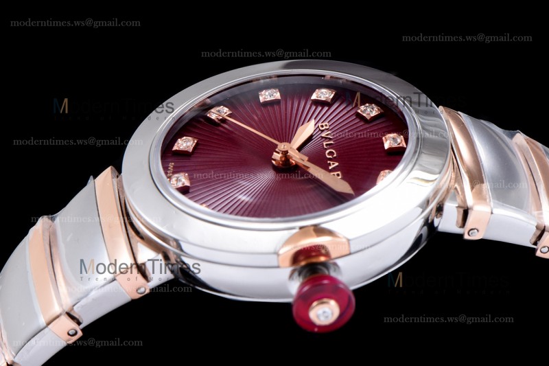 Bvlgari LVCEA Series RG/RG TT Red BVF Automatic/Quartz 102198 LU33WSPGSPGD/11
