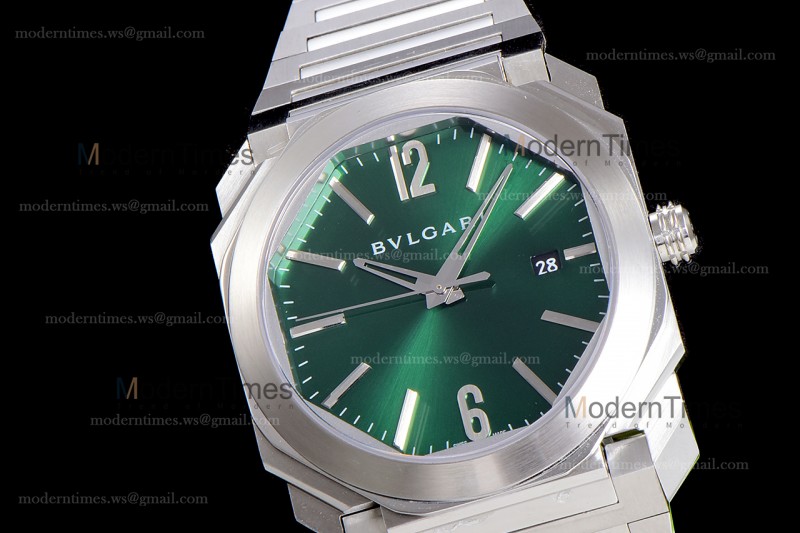 Bvlgari OCTO Series SS/SS Gre BVF Automatic 102031 102105 BGO38C3SSD