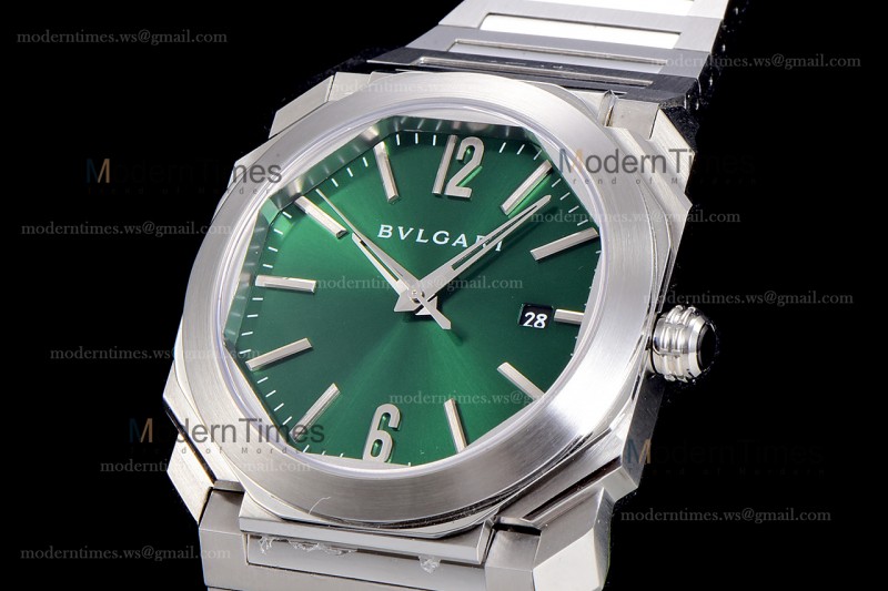 Bvlgari OCTO Series SS/SS Gre BVF Automatic 102031 102105 BGO38C3SSD