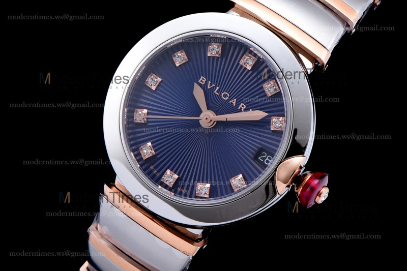 Bvlgari LVCEA Series RG/RG TT Blu BVF Automatic/Quartz 102198 LU33WSPGSPGD/11