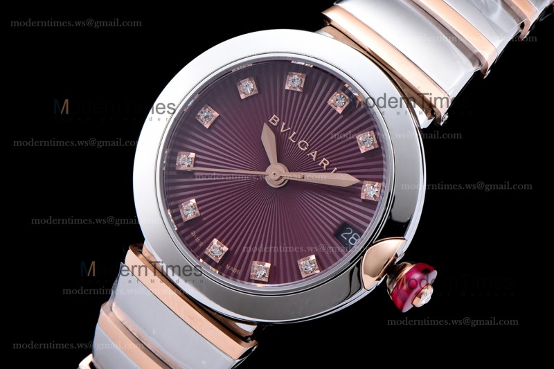 Bvlgari LVCEA Series RG/RG TT Red BVF Automatic/Quartz 102198 LU33WSPGSPGD/11