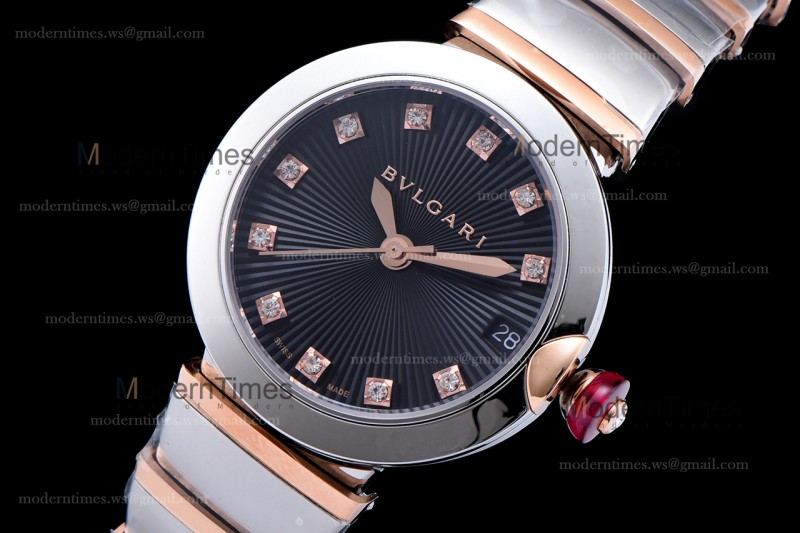 Bvlgari LVCEA Series RG/RG TT Blk BVF Automatic/Quartz 102198 LU33WSPGSPGD/11