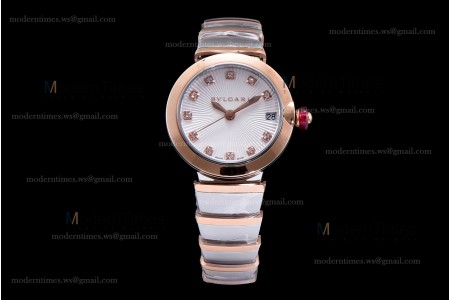 Bvlgari LVCEA Series RG/RG TT Wht BVF Automatic/Quartz 102197 LU33C6SSPGD