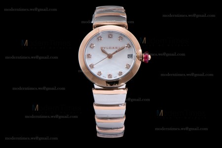 Bvlgari LVCEA Series RG/RG TT Wht BVF Automatic/Quartz 102197 LU33C6SSPGD