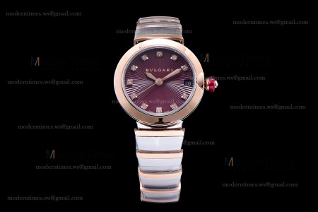 Bvlgari LVCEA Series RG/RG TT Red BVF Automatic/Quartz 102197 LU33C6SSPGD