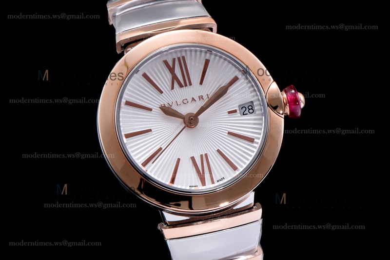 Bvlgari LVCEA Series RG/RG TT Wht BVF Automatic/Quartz 102197 LU33C6SSPGD