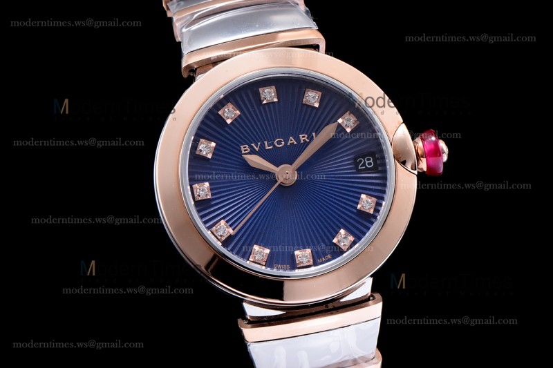 Bvlgari LVCEA Series RG/RG TT Blu BVF Automatic/Quartz 102197 LU33C6SSPGD