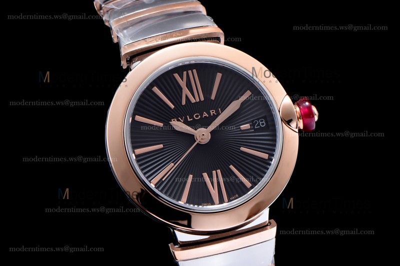 Bvlgari LVCEA Series RG/RG TT Blk BVF Automatic/Quartz 102197 LU33C6SSPGD
