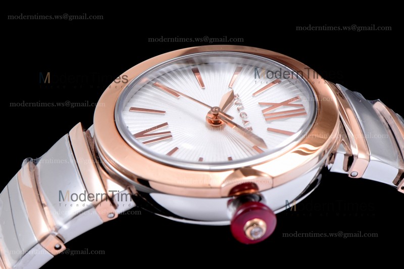 Bvlgari LVCEA Series RG/RG TT Wht BVF Automatic/Quartz 102197 LU33C6SSPGD