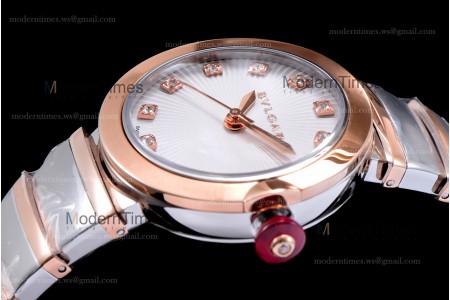 Bvlgari LVCEA Series RG/RG TT Wht BVF Automatic/Quartz 102197 LU33C6SSPGD