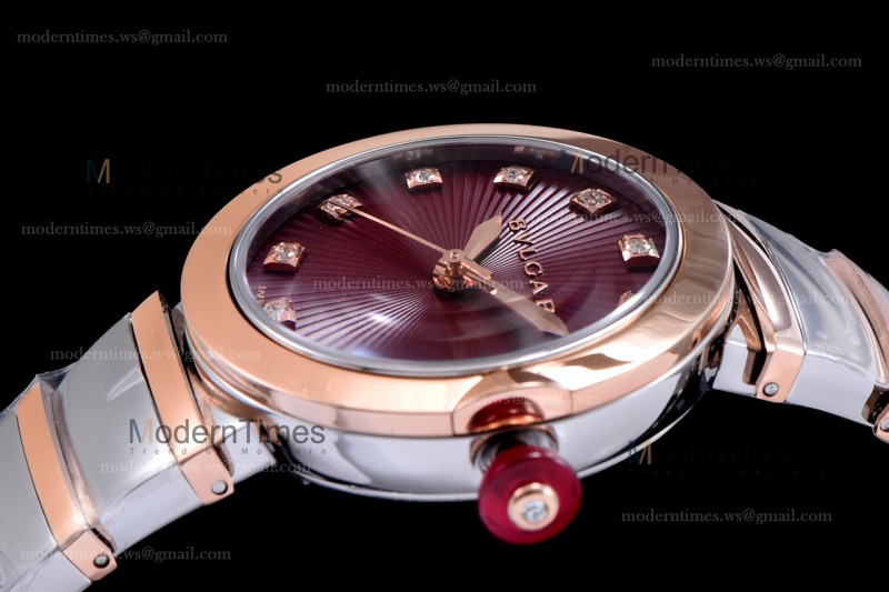 Bvlgari LVCEA Series RG/RG TT Red BVF Automatic/Quartz 102197 LU33C6SSPGD