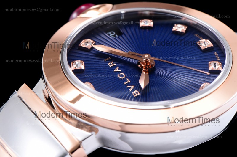 Bvlgari LVCEA Series RG/RG TT Blu BVF Automatic/Quartz 102197 LU33C6SSPGD
