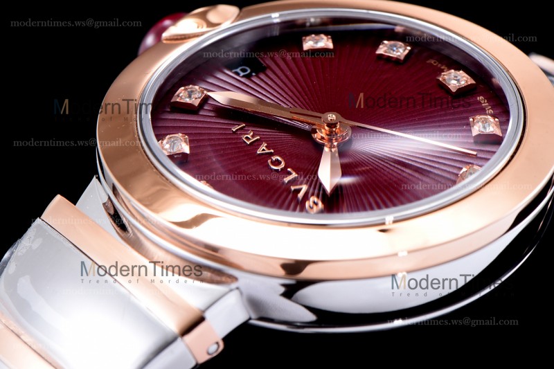 Bvlgari LVCEA Series RG/RG TT Red BVF Automatic/Quartz 102197 LU33C6SSPGD