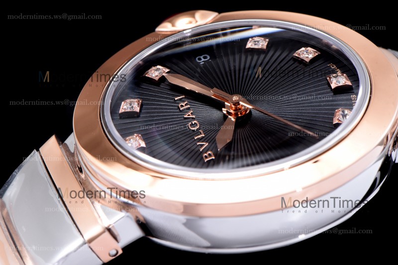 Bvlgari LVCEA Series RG/RG TT Blk BVF Automatic/Quartz 102197 LU33C6SSPGD