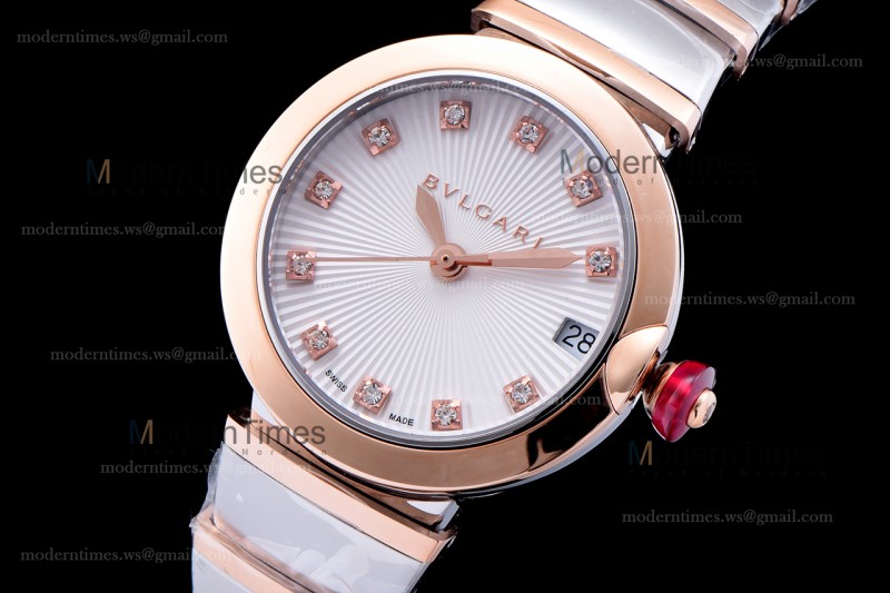 Bvlgari LVCEA Series RG/RG TT Wht BVF Automatic/Quartz 102197 LU33C6SSPGD