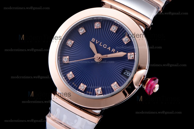 Bvlgari LVCEA Series RG/RG TT Blu BVF Automatic/Quartz 102197 LU33C6SSPGD