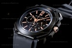 Bvlgari OCTO Series PVD/RU Blk/Blk JIF Quartz 102630