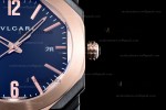 Bvlgari OCTO Series RG/RU Blk/Blk JIF PVD Quartz 102485 BGO41BBSPGVD
