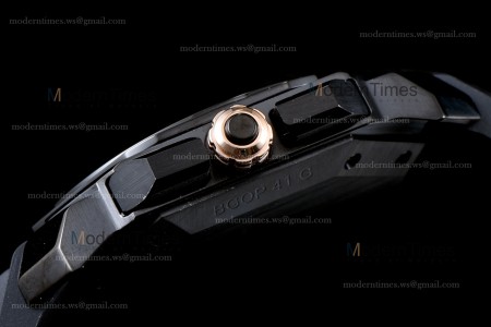 Bvlgari OCTO Series PVD/RU Blk/Blk JIF Quartz 102630