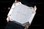 Bvlgari OCTO Series RG/RU Blk/Blk JIF Quartz 101963 BGOP41BGLD