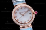Bvlgari LVCEA Series Diams RG/RG Wht BVF Automatic/Quartz 