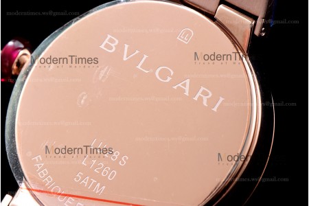 Bvlgari LVCEA Series Diams RG/RG Blk BVF Automatic/Quartz 
