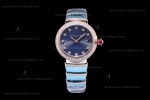 Bvlgari LVCEA Series Diamonds RG/RG TT Blu BVF Automatic/Quartz 