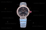Bvlgari LVCEA Series Diamonds RG/RG TT Blk BVF Automatic/Quartz 