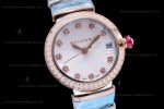Bvlgari LVCEA Series Diamonds RG/RG TT Wht BVF Automatic/Quartz 