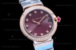Bvlgari LVCEA Series Diamonds RG/RG TT Red BVF Automatic/Quartz 