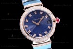 Bvlgari LVCEA Series Diamonds RG/RG TT Blu BVF Automatic/Quartz 