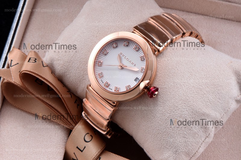 Bvlgari LVCEA Series RG/RG Wht BVF Automatic/Quartz 