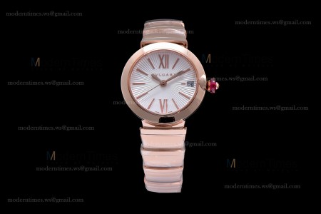 Bvlgari LVCEA Series RG/RG Wht BVF Automatic/Quartz 