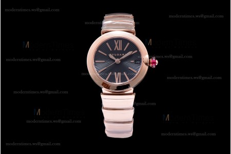 Bvlgari LVCEA Series RG/RG Blk BVF Automatic/Quartz 