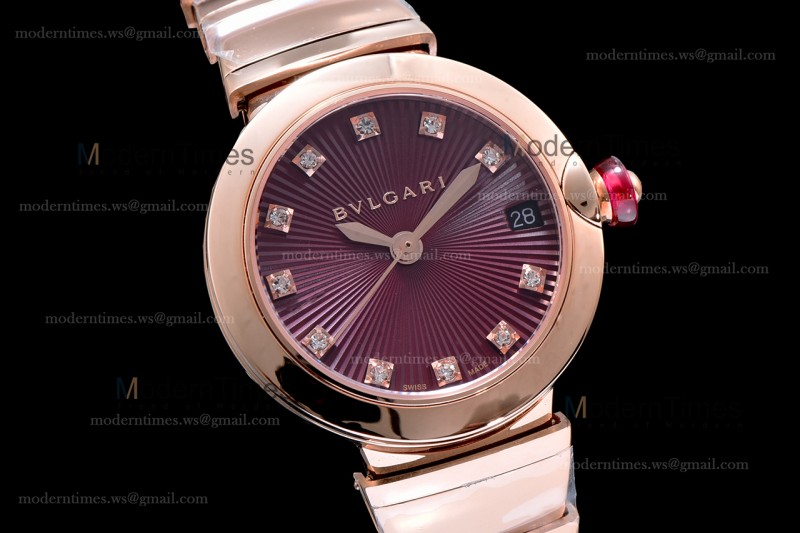 Bvlgari LVCEA Series RG/RG Red BVF Automatic/Quartz 