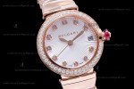 Bvlgari LVCEA Series Diams RG/RG Wht BVF Automatic/Quartz 