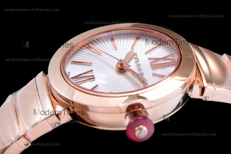 Bvlgari LVCEA Series RG/RG Wht BVF Automatic/Quartz 