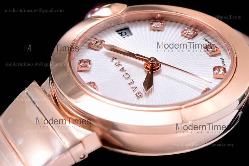 Bvlgari LVCEA Series RG/RG Wht BVF Automatic/Quartz 