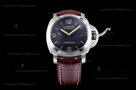 Panerai Luminor 1950 Series SS/RU Blk/Bro VSF Automatic PAM00351