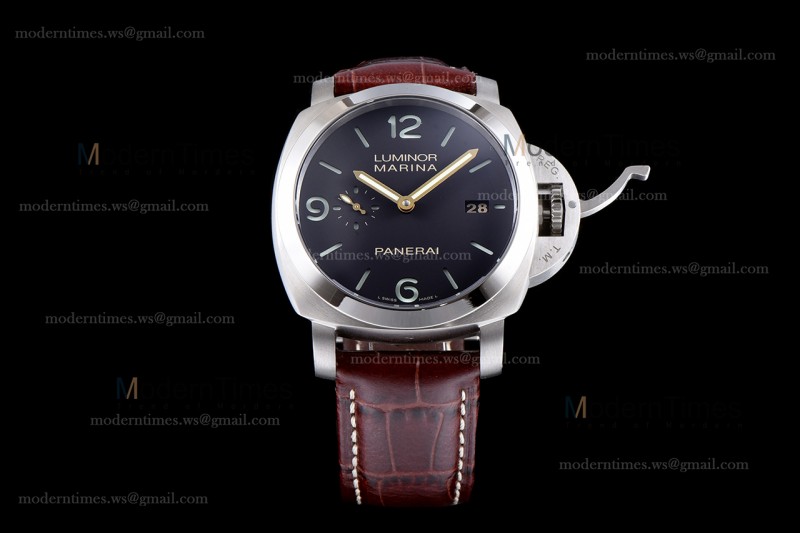 Panerai Luminor 1950 Series SS/RU Blk/Bro VSF Automatic PAM00351