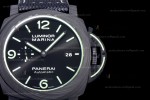 Panerai Luminor Series Carbon SS/LE Blk/Blk VSF Automatic PAM01118