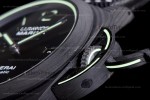 Panerai Luminor Series Carbon SS/LE Blk/Blk VSF Automatic PAM01118