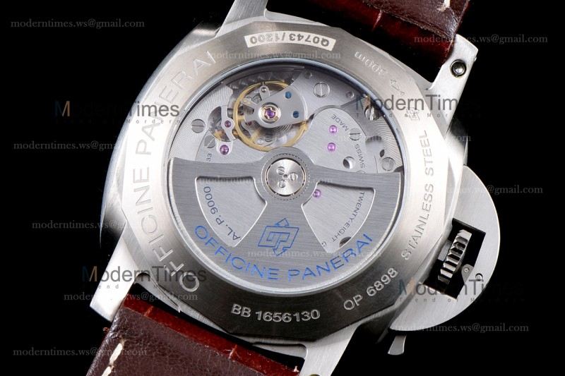 Panerai Luminor 1950 Series SS/RU Blk/Bro VSF Automatic PAM00351