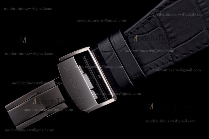 Bvlgari OCTO Series TT/RG PVD/LE Blk/Blk ZLO Automatic 102485 BGO41BBSPGVD