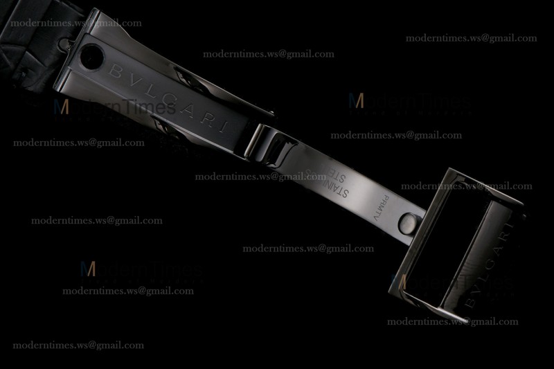Bvlgari OCTO Series TT/RG PVD/LE Blk/Blk ZLO Automatic 102485 BGO41BBSPGVD