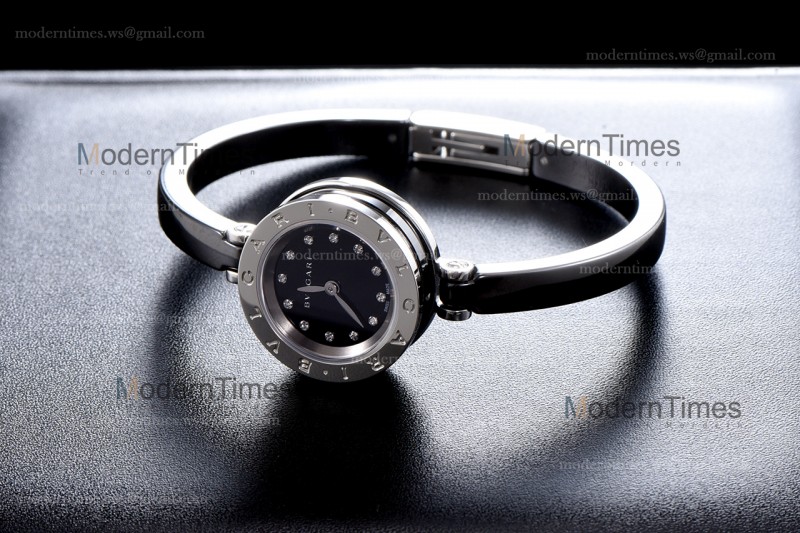 Bvlgari Bzero1 Series Diams PVD/PVD Blk ZLO Quartz 102085 BZ23BSCC.M
