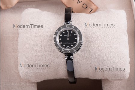 Bvlgari Bzero1 Series Diams PVD/PVD Blk ZLO Quartz 102085 BZ23BSCC.M