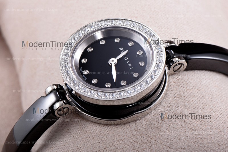 Bvlgari Bzero1 Series Diams PVD/PVD Blk ZLO Quartz 102085 BZ23BSCC.M
